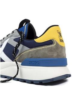 Sapatilhas Munich Dynamix 09 azul marinho para homens.