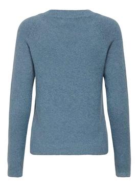 Camisola Only Rica azul para mulher