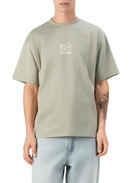 Camiseta Only and Sons Parker verde para homem.