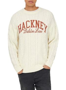 Camisola Only and Sons Mack bege para homem