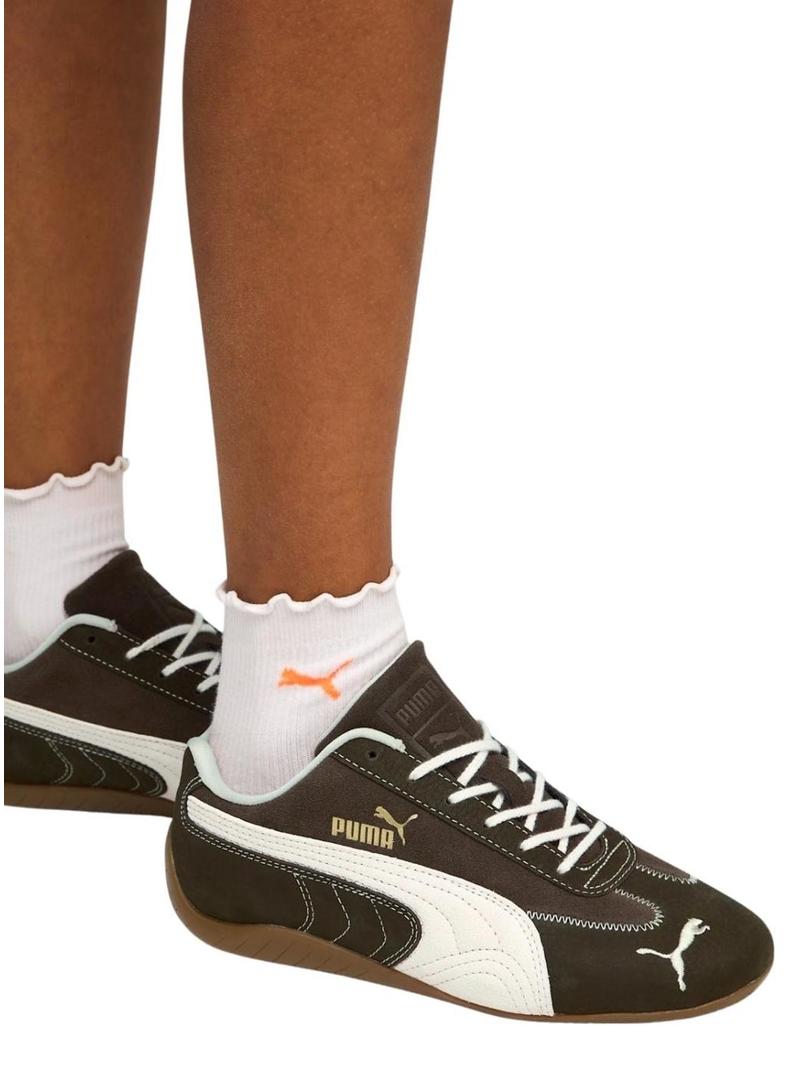 Sapatilhas Puma Speedcat Wine Club castanhas para mulher.