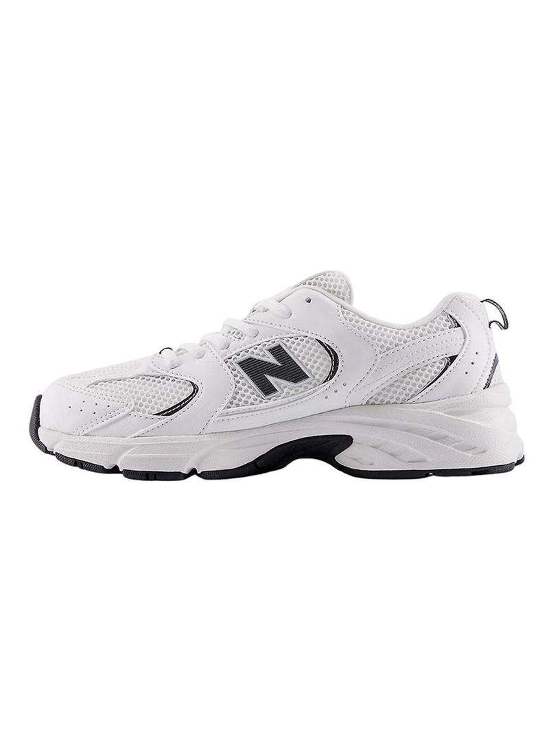 Sapatilhas New Balance kids 530 branco e preto