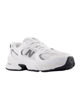 Sapatilhas New Balance kids 530 branco e preto