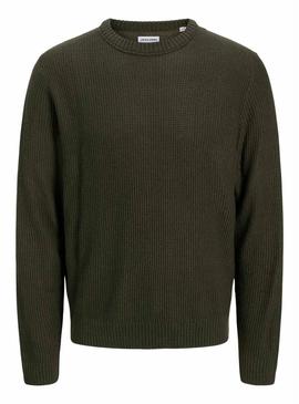 Camisola Jack and Jones Roy verde para menino.