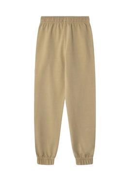 Calça Pepe Jeans Arthur Jogger tostada para criança.