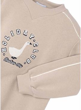 Vestido Mayoral de veludo com faixas para menina