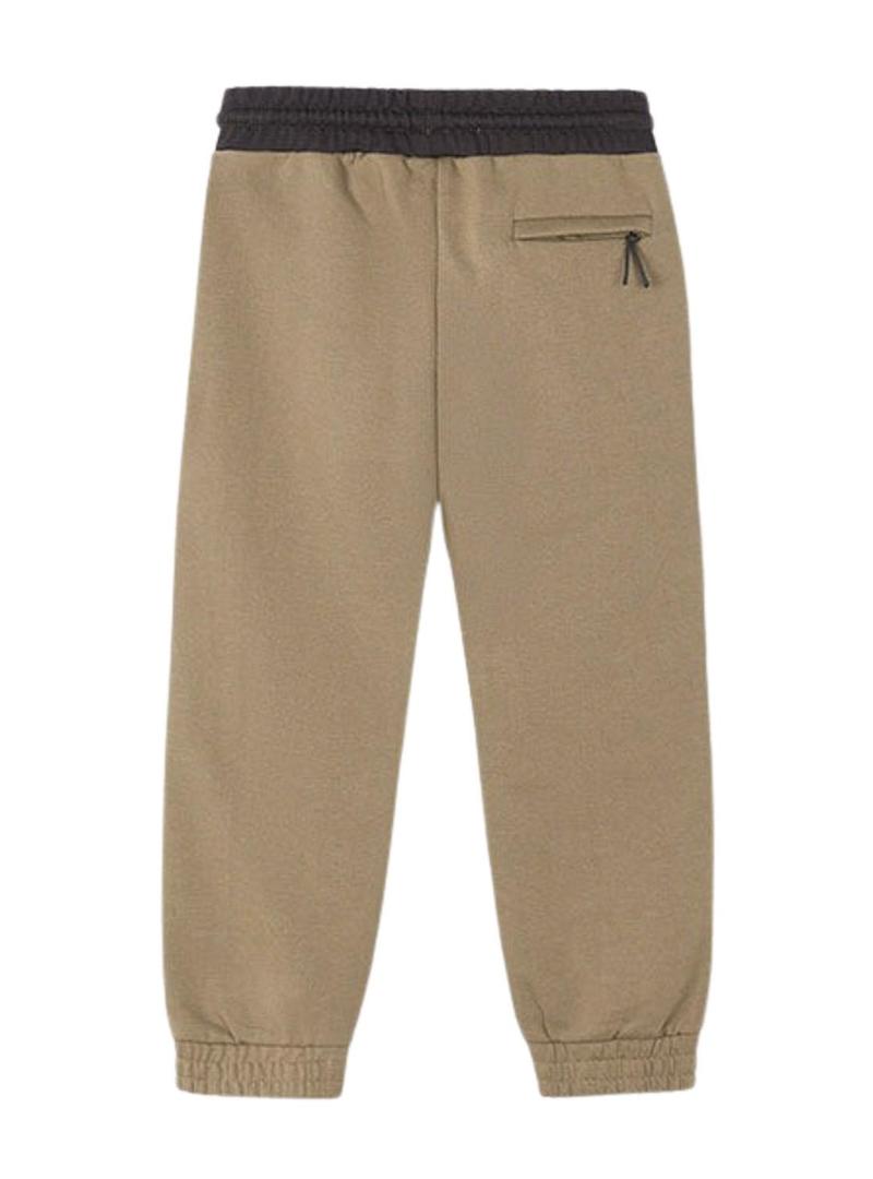 Calça esportiva Mayoral active cor caramelo para crianças.