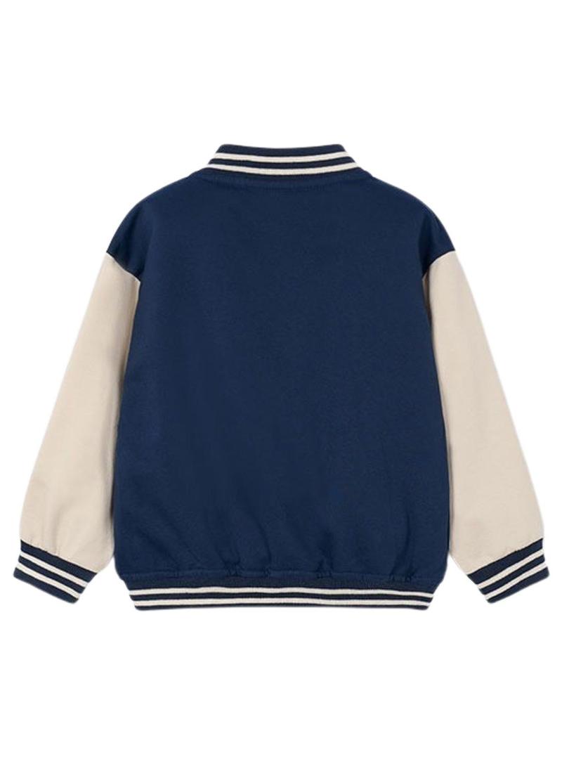 Blusão Bomber Mayoral azul para menino