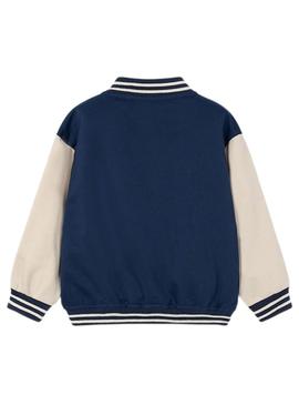 Blusão Bomber Mayoral azul para menino