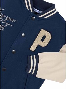 Blusão Bomber Mayoral azul para menino