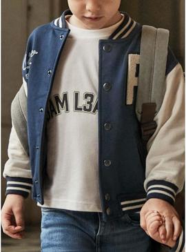 Blusão Bomber Mayoral azul para menino