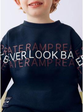 Conjunto de moletom Mayoral skate marinho para menino.