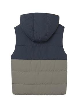 Colete reversível multicolorido Mayoral para menino.