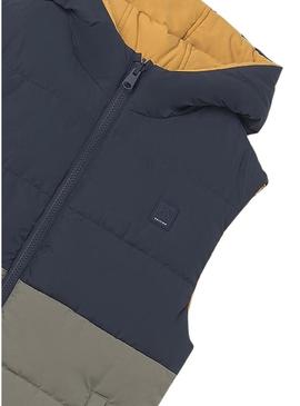 Colete reversível multicolorido Mayoral para menino.