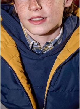 Colete reversível multicolorido Mayoral para menino.