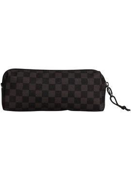 Esto: Estojo Vans Old Skool xadrez preto para crianças