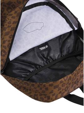 Mochila Vans Old Skool Grom leopardo para crianças.