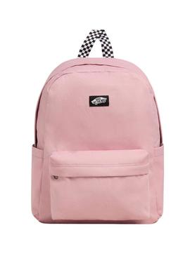 Mochila Vans Old Skool Grom Rosa para crianças.
