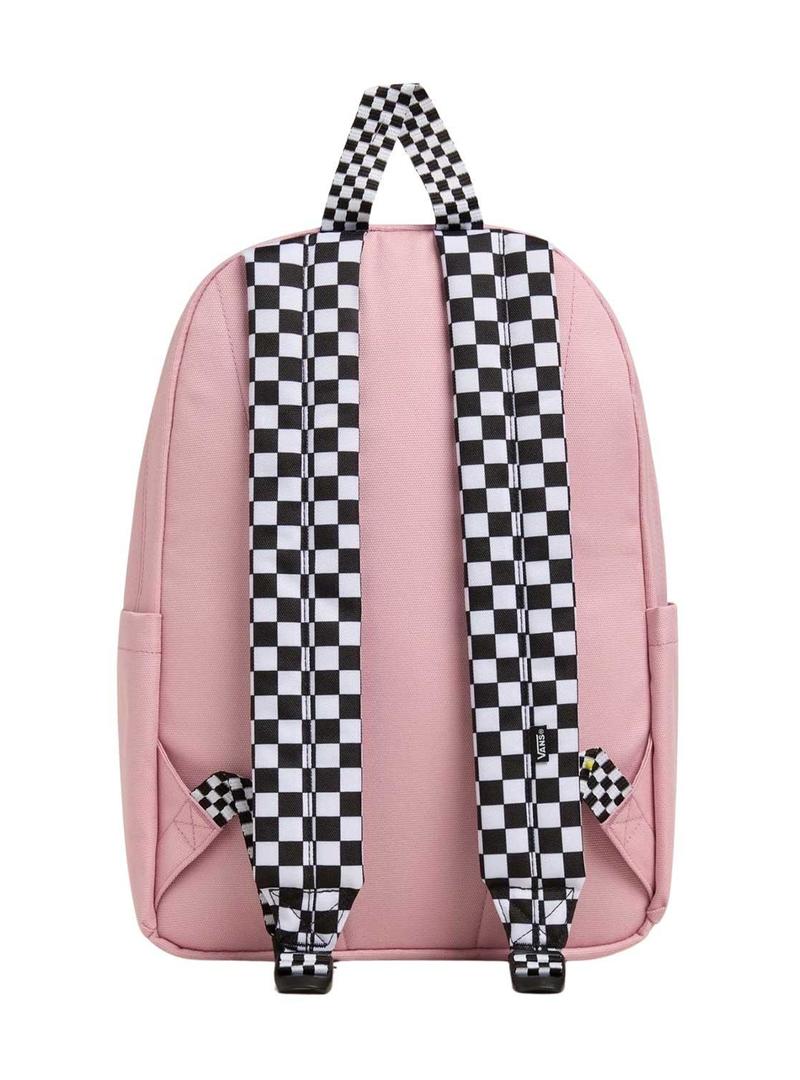 Mochila Vans Old Skool Grom Rosa para crianças.
