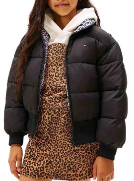 Casaco bomber reversível para menina Tommy Hilfiger.