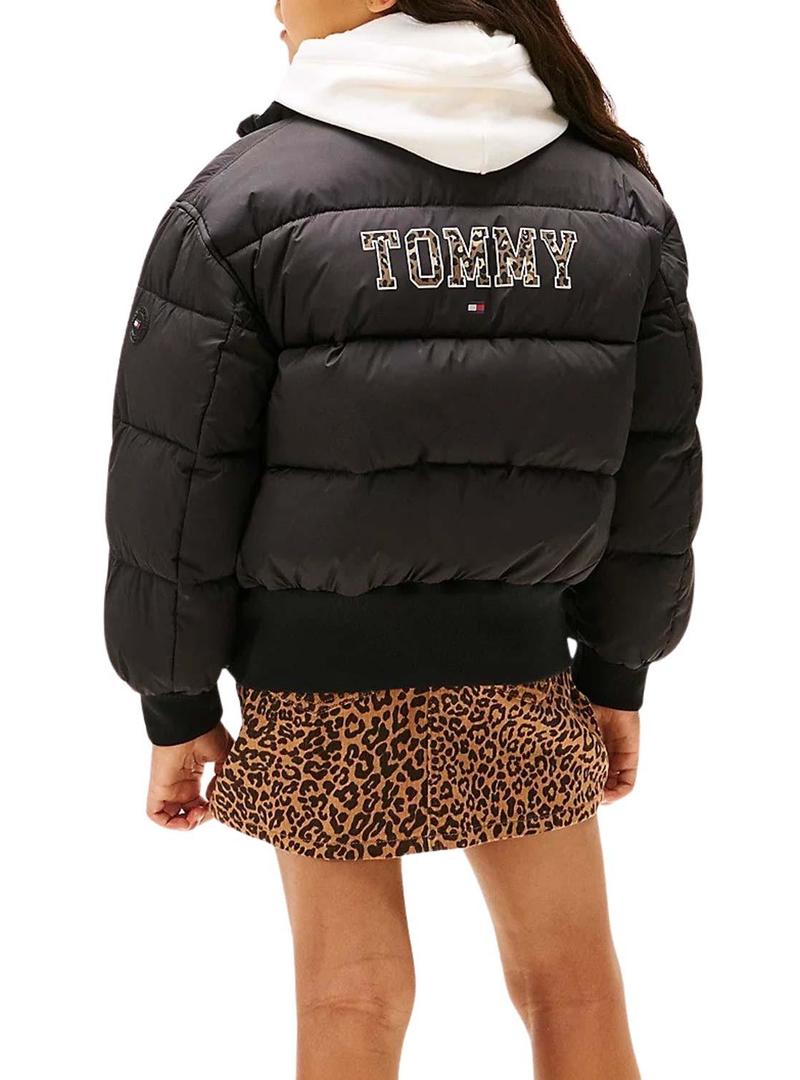 Casaco bomber reversível para menina Tommy Hilfiger.