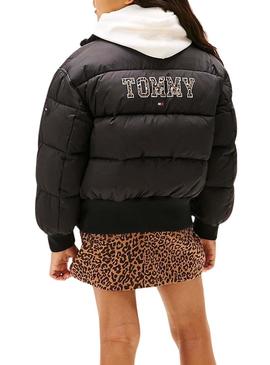 Casaco bomber reversível para menina Tommy Hilfiger.