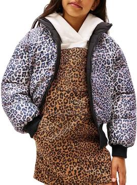 Casaco bomber reversível para menina Tommy Hilfiger.