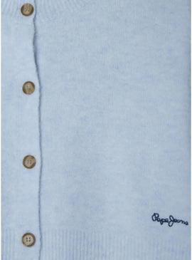 Cardigã Pepe Jeans Belu azul para menina.