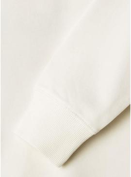 Moletom Pepe Jeans com capuz bege para crianças