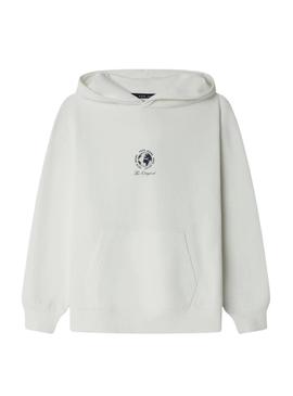 Camisola Pepe Jeans Iago bege para menino.