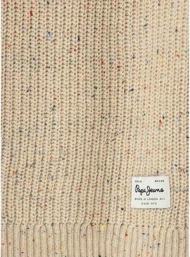 Camisola Pepe Jeans Pason tostado para menino.