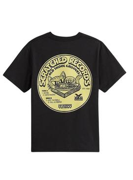 Camiseta Vans Riscada Registros preta para criança