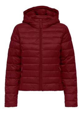 Casaco Only Tahia vermelho para mulher.
