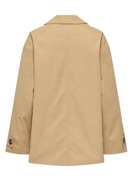 Parka Only abril bege para mulher