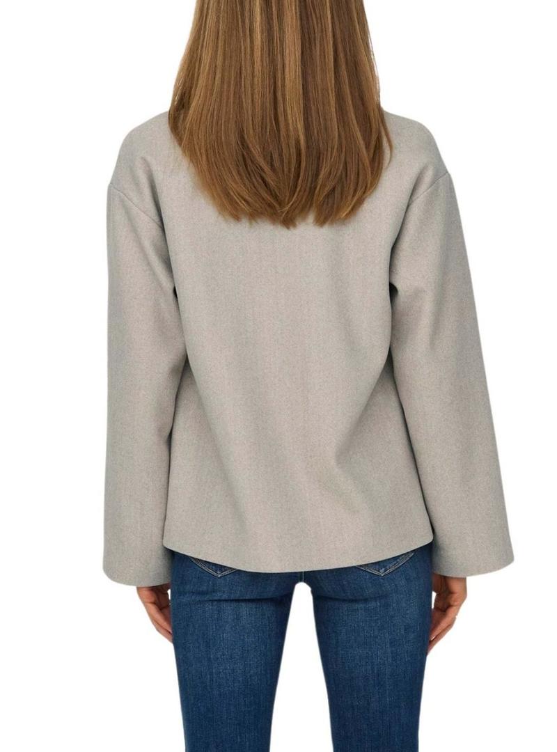 Casaco curto Only Nancy bege para mulher