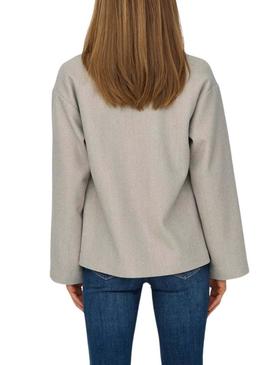 Casaco curto Only Nancy bege para mulher