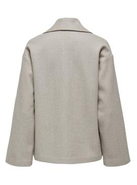 Casaco curto Only Nancy bege para mulher