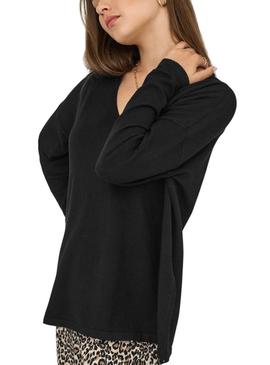 Camisola Only Malio preto para mulher