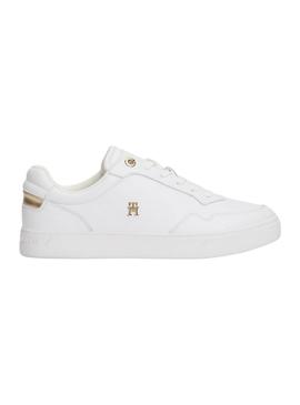 Sapatilhas Tommy Hilfiger Elevated branco para mulher.