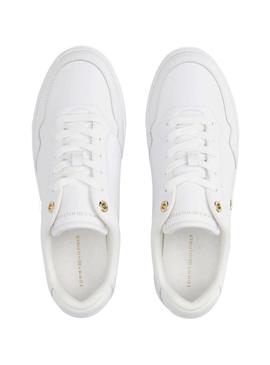 Sapatilhas Tommy Hilfiger Elevated branco para mulher.