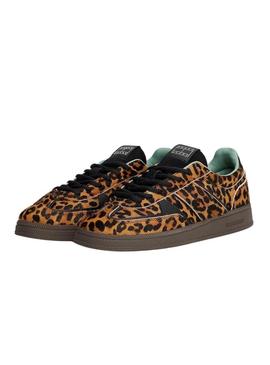 Sapatilhas Tommy Jeans The Greenwich leopard para mulher.