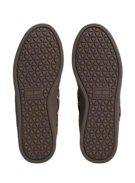 Sapatilhas Tommy Jeans The Greenwich leopard para mulher.