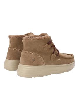 Botas Walkin Pitas Sydney em camelo para mulher.