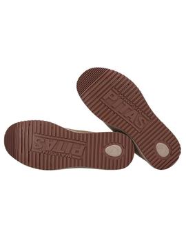 Botas Walkin Pitas Timor bege para homem.