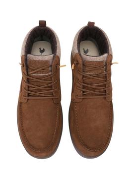 Botas Walkin Pitas Kent marrom para homem.