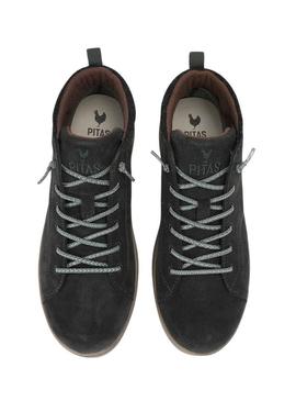 Botas Walkin Pitas Austin preto para homem.