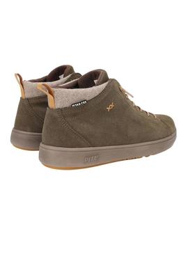 Botas Walkin Pitas Austin verde para homem.