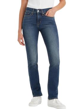 Calça jeans Levis 314 em denim para mulher