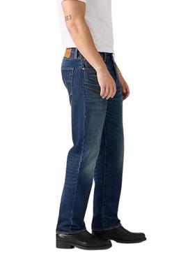 Calça jeans Levis 501 denim escuro para homens