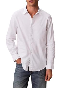 Camisa Calvin Klein Jeans Solid Oxford para homem.